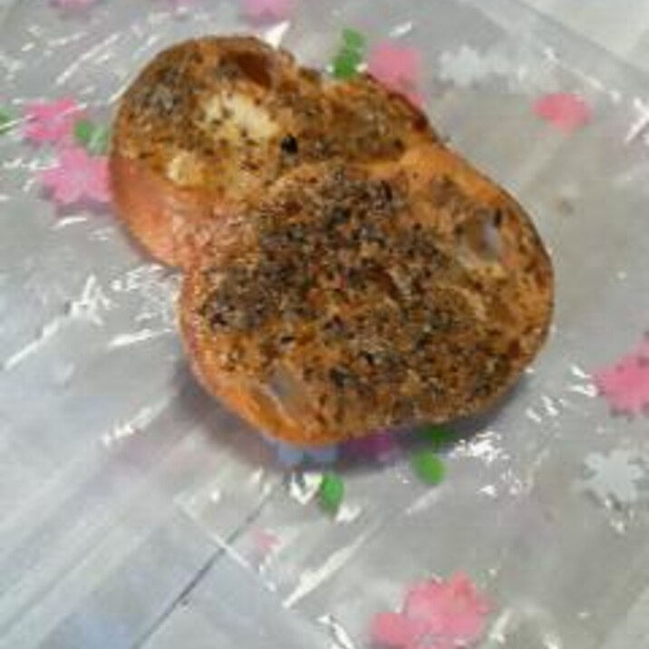 余ったフランスパンで きなこラスク